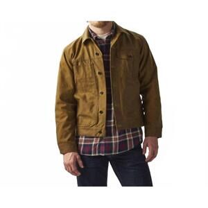 NEW FILSON short lined cruiser jacket in dark tan